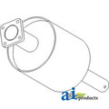 A & I Products Muffler 19" x10" x11" A-A172785